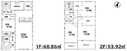 糟屋郡粕屋町内橋東3丁目1期　新築戸建