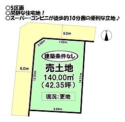 東岩田2丁目 全8区画 売土地