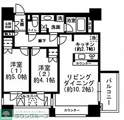レジディア市ヶ谷 607