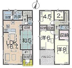 今日すぐ見学できます　街並みキレイな分譲地　並列2台駐車　ル