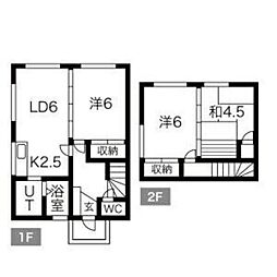 札幌市南区石山一条8丁目の一戸建て