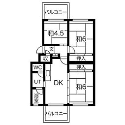 真駒内柏丘団地A-4号棟 205