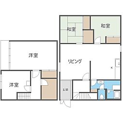 南の沢4−3貸家