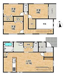 二日市北1丁目　新築戸建　2号棟