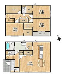 クルミエ朱雀2期　新築戸建　C号棟