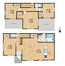 筑紫野市筑紫駅前通1期　新築戸建　1号棟