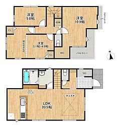 須恵町新原1期　新築戸建　1号棟