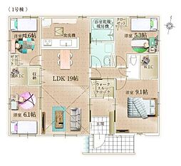 筑紫野市大字牛島1期　新築戸建　1号棟