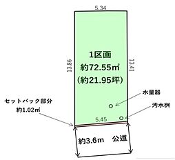 南区那の川1期　土地　1号地