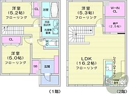 札幌市南区川沿十条2丁目の一戸建て