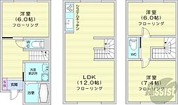 札幌市白石区米里一条3丁目の一戸建て