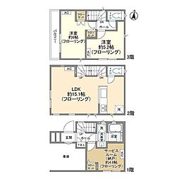 川崎市高津区上作延１丁目の一戸建て