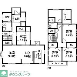 萱場2階建て貸家