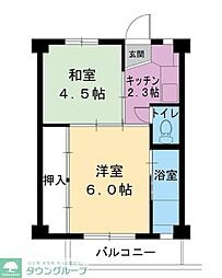 ビレッジハウス成島1号棟 (104号室) 104