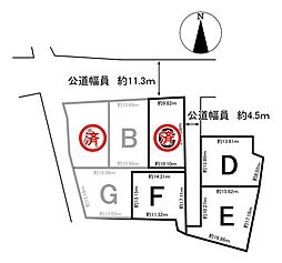 ダイマルタウン宮田1　F号地　全7区画　売土地