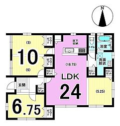 岐阜市日置江8丁目　C号棟　全5棟　新築戸建