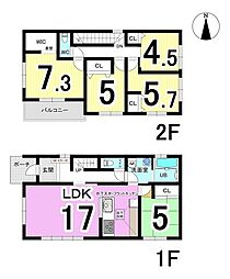 本巣郡北方町1期　1号棟　全2区画　新築戸建