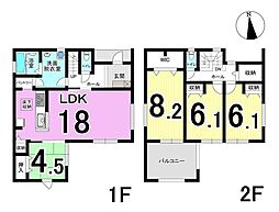 本巣市下真桑 第2 　1号棟　全3棟　新築戸建