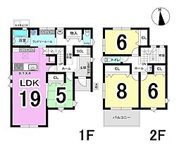 瑞穂市本田小II　3号棟　全3棟　新築戸建