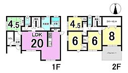 瑞穂市第二別府　A棟　全2棟　新築戸建