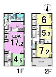 岐阜市鏡島西 第2　1号棟　全1棟　新築戸建