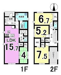 大垣市昼飯町 第11　1号棟　全1棟　新築戸建