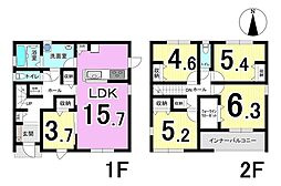 岐阜市河渡　4号棟　全5棟　新築戸建