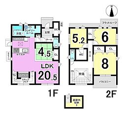 大垣市荒崎小　3号棟　全1棟　新築戸建