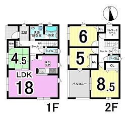 大垣市内原　2号棟　全4棟　新築戸建