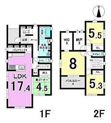 ダイマルタウン河渡10　A棟　全4棟　新築戸建