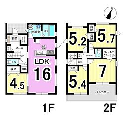 瑞穂市十九条　1号棟　全2棟　新築戸建