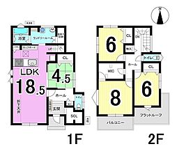 岐阜市西郷小　3号棟　全3棟　新築戸建