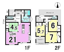 瑞穂市穂積南小　1号棟　全2棟　新築戸建