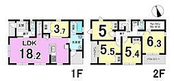岐阜市下奈良　1号棟　全3棟　新築戸建