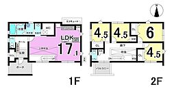 北方町柱本　2号棟　全2棟　新築戸建