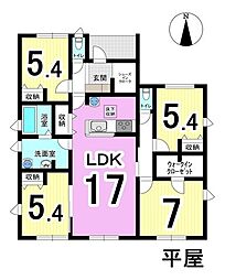 岐阜市尻毛の平屋　1号棟　全2棟　新築戸建
