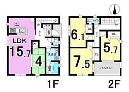大垣市和合新町 第1　2号棟　全2棟　新築戸建
