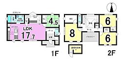 大垣市安井小　2号棟　全3棟　新築戸建