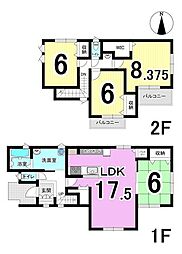 北方町森町北1丁目　1号棟　全2棟　新築戸建