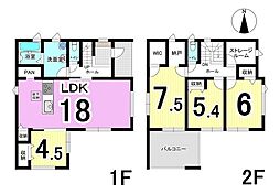 北方町高屋 2号棟 全3棟 新築戸建