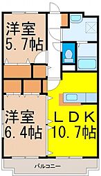 Y＆Ｍアン・シャーリーＡ 201号室