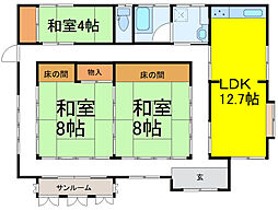 市貝町杉山戸建 1号室