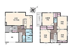 茅ヶ崎市今宿23-P1　新築戸建　全8棟　1号棟