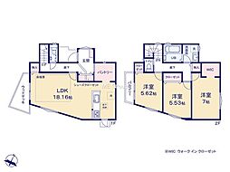 川崎市麻生区千代ヶ丘3丁目2期　新築未入居戸建　全11棟　5号棟