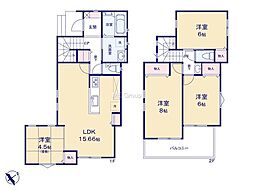 茅ヶ崎市今宿　新築未入居戸建　全8棟　4号棟