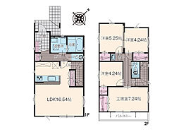 町田市鶴川4丁目　新築未入居戸建　全3棟　2号棟