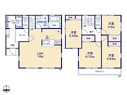 小田原市国府津　新築戸建　全5棟　5号棟
