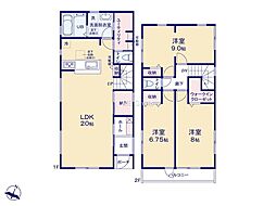 相模原市中央区上溝7丁目　新築戸建　全7棟　7号棟