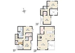 海老名市上郷3丁目2期　新築戸建　全4棟　2号棟