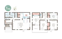横浜市旭区市沢町　新築戸建　全2棟　1号棟